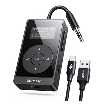  Bluetooth аудиоадаптер UGREEN BT503 (45492) Bluetooth Audio Adapter Black 