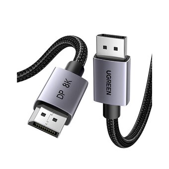  Кабель UGREEN DP120 (25906) DisplayPort 1.4 Male to Male 8K Cable 3m Gray 