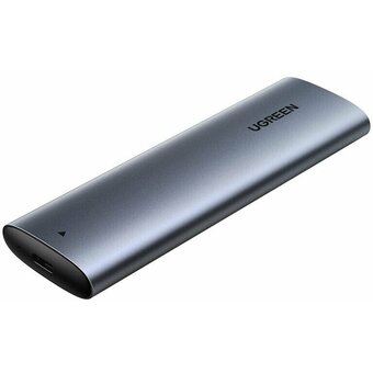  Бокс для накопителей UGREEN CM400 (10902) USB-C Female to M.2 M-Key 10G Enclosure C TO C Cable 50cm Grey 