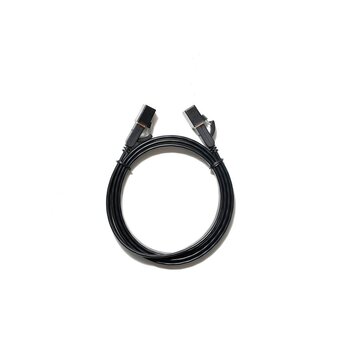  Кабель сетевой UGREEN NW106 (11266) Cat 7 U/FTP Lan Cable Flat Design 15m Black 