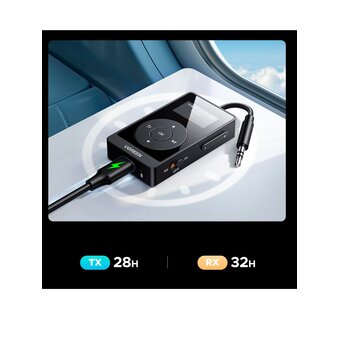  Bluetooth аудиоадаптер UGREEN BT503 (45492) Bluetooth Audio Adapter Black 