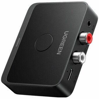  Аудиоадаптер UGREEN BT505 (55545) Bluetooth 6.0 Receiver Audio Adapter черный 