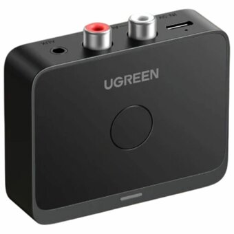  Аудиоадаптер UGREEN BT505 (55545) Bluetooth 6.0 Receiver Audio Adapter черный 