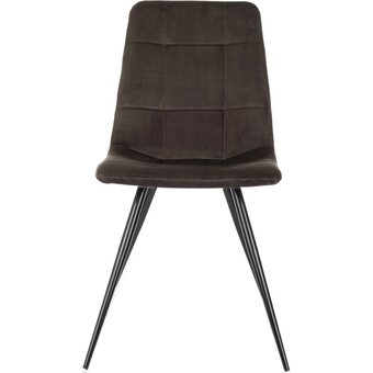  Стул Бюрократ CH-K1_1/HL74_4 комплект 4шт коричневый Holland 74 металл черный на ножках 