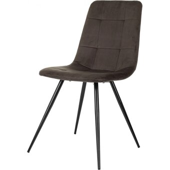  Стул Бюрократ CH-K1_1/HL74_4 комплект 4шт коричневый Holland 74 металл черный на ножках 