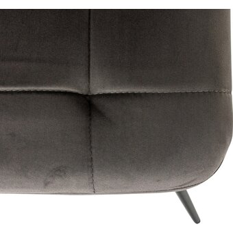  Стул Бюрократ CH-K1_1/HL18 т.серый Holland 18 металл черный на ножках 