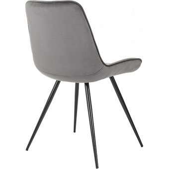  Стул Бюрократ CH-K2_1/HL18_4 комплект 4шт т.серый Holland 18 металл черный на ножках 