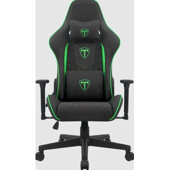  Игровое кресло T-Line Astero Ткань Black+Green 
