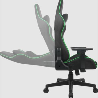  Игровое кресло T-Line Astero Ткань Black+Green 