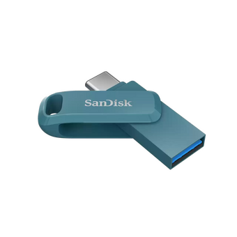  USB-флешка SanDisk SDDDC3-128G-G46NBB 128Gb USB3.1 Type-C синяя 