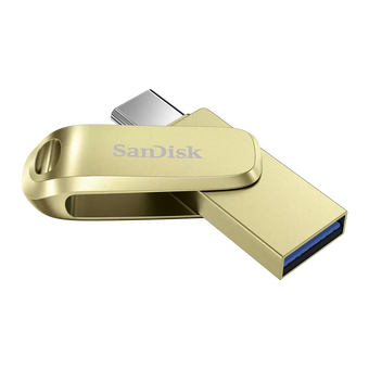  USB-флешка SanDisk SDDDC4-128G-G46GD 128Gb USB3.1 Type-C золотая 