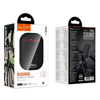  Портативная колонка HOCO HC35 Fun outdoor riding BT speaker черный 