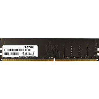  ОЗУ Afox AFLD44PK1C 4GB DDR4 3200Mhz DIMM Single Channel Package (1x4GB) PC4-25600, 288-Pin, Non-ECC, Un-Buffered, XMP 2.0, CL 16-18-18-39, 1.35V 