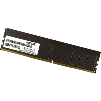  ОЗУ Afox AFLD44PK1C 4GB DDR4 3200Mhz DIMM Single Channel Package (1x4GB) PC4-25600, 288-Pin, Non-ECC, Un-Buffered, XMP 2.0, CL 16-18-18-39, 1.35V 