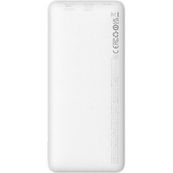 Портативное зарядное устройство Baseus PPQD090002 Airpow White 