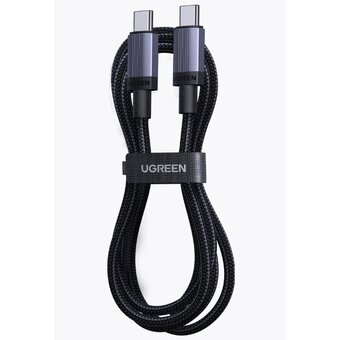  Кабель зарядный UGREEN L532 (65907) USB-C to USB-C PD Fast Charging Cable 240W Max, 1м серый космос 
