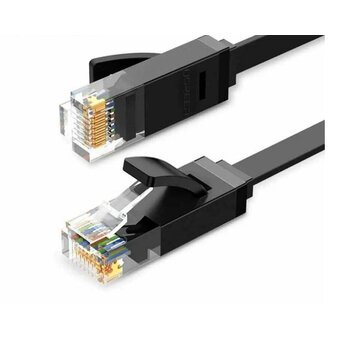  Кабель сетевой UGREEN NW102 (50172) Cat 6 8-Core U/UTP Flat Ethernet Cable 0.5m Black 