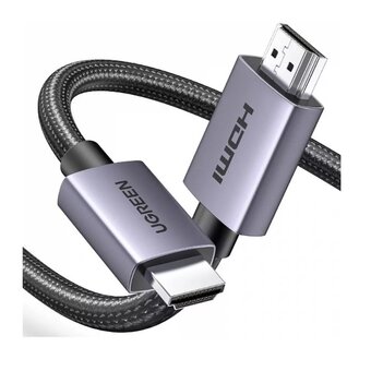  Кабель UGREEN HD153 (25297) HDMI 4K 60Hz Cable 1m Gray 