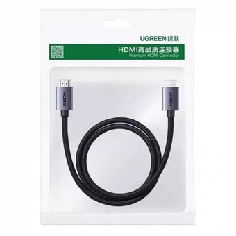  Кабель UGREEN HD153 (25297) HDMI 4K 60Hz Cable 1m Gray 