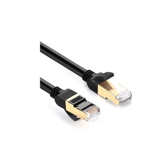  Кабель сетевой UGREEN NW107 (11229) Cat 7 F/FTP Lan Cable 0.5m Black 