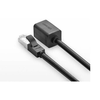  Кабель UGREEN NW112 (11282) Cat 6 F/UTP Ethernet RJ45 Extension Male/Female Patch Cords 3m Black 