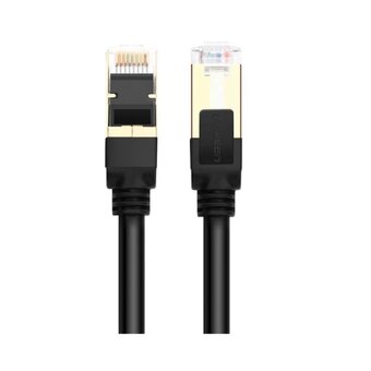  Кабель сетевой UGREEN NW107 (11229) Cat 7 F/FTP Lan Cable 0.5m Black 