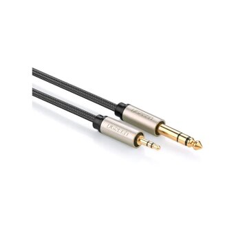  Кабель UGREEN AV127 (10628) 3.5mm to 6.35mm TRS Stereo Audio Cable 2m Gray 