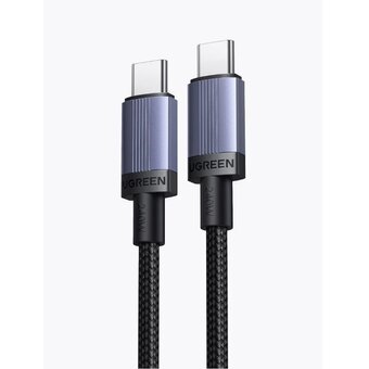  Кабель зарядный UGREEN L532 (65907) USB-C to USB-C PD Fast Charging Cable 240W Max, 1м серый космос 