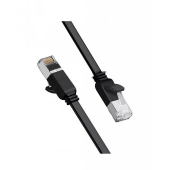  Кабель сетевой UGREEN NW102 (50172) Cat 6 8-Core U/UTP Flat Ethernet Cable 0.5m Black 