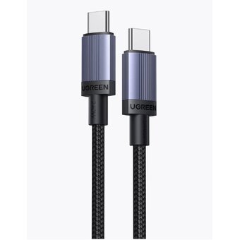  Кабель зарядный UGREEN L532 (65907) USB-C to USB-C PD Fast Charging Cable 240W Max, 1м серый космос 