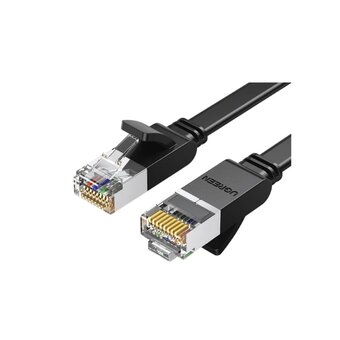  Кабель сетевой UGREEN NW101 (50187) Cat 6 U/UTP Pure Copper Ethernet Flat Cable 5m Black 