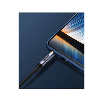  Кабель UGREEN AV183 (20782) 3.5mm Male to Male 4-Pole Microphone Audio Cable, 2м черный 