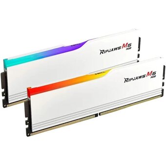  ОЗУ G.SKILL Rip Jaws M5 RGB 32GB (F5-6000J3636F16GX2-RM5RW) (2x16GB) DDR5 6000MHz CL36 (36-36-36-96) 1.35V / White 