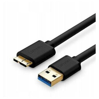  Кабель UGREEN US130 (10840) USB 3.0 A Male to Micro USB 3.0 Male Cable 0.5m Black 