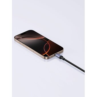  Кабель зарядный UGREEN L528 (65832) USB-C to USB-C PD Fast Charging Cable 100W Max, 1м серый космос 