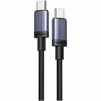  Кабель зарядный UGREEN L532 (65908) USB-C to USB-C PD Fast Charging Cable 240W Max, 2м серый космос 