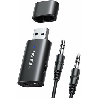  Ресивер UGREEN CM523 (60300) Bluetooth Audio Transmitter&Receiver with Mic Black 