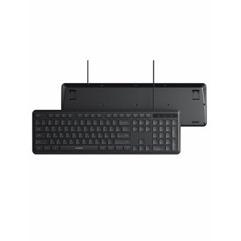  Клавиатура UGREEN K331 (55657) USB Wired Keyboard RU Black 