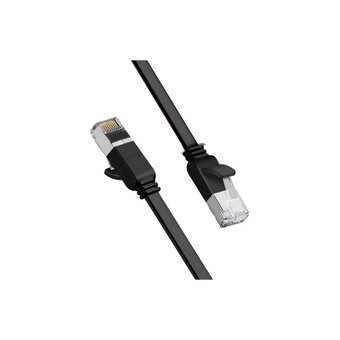  Кабель сетевой UGREEN NW102 (50173) Cat 6 8-Core U/UTP Flat Ethernet Cable 1m Black 