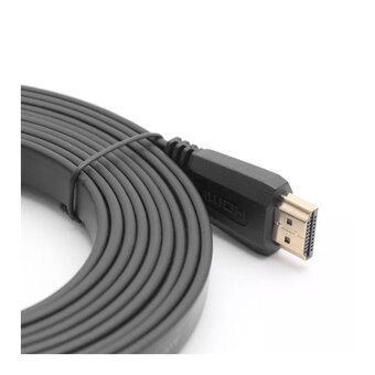  Кабель UGREEN ED015 (50821) HDMI Flat Cable 5m Black 
