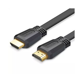  Кабель UGREEN ED015 (50821) HDMI Flat Cable 5m Black 