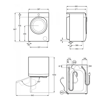  Стиральная машина Electrolux EW8F4482E пан.англ 