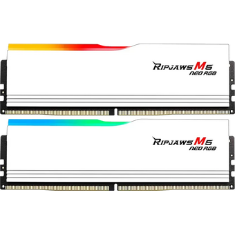  ОЗУ G.SKILL Rip Jaws M5 Neo RGB 96GB (F5-6000J3036F48GX2-RM5NRW) (2x48GB) DDR5 6000MHz CL30 (30-36-36-96) 1.35V / White 