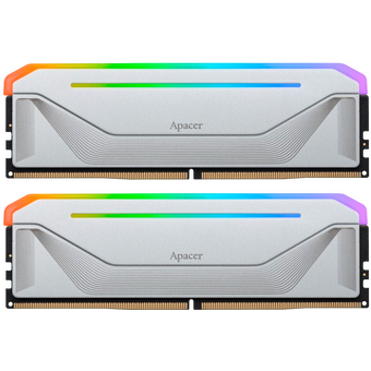  ОЗУ Apacer NOX RGB (AH5U64G52C522NWAA-2) 2x32GB DDR5 PC5-41600 Silver 