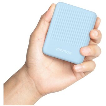  Портативное зарядное устройство Momax IP122B Q.Mag Minimal Light Blue 