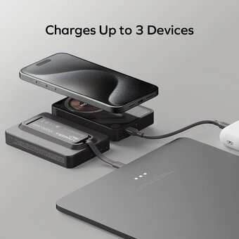  Портативное зарядное устройство Momax IP132HKD 1-Power X Pro+ Black 