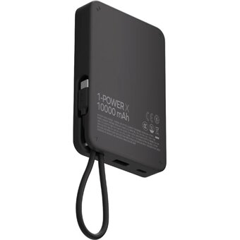  Портативное зарядное устройство Momax IP152D 1-Power X Black 