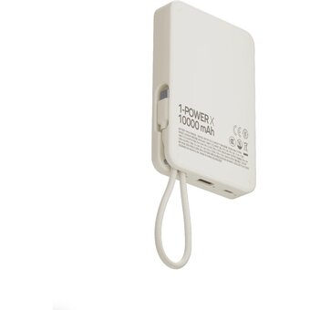  Портативное зарядное устройство Momax IP152W 1-Power X White 