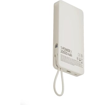  Портативное зарядное устройство Momax IP153W 1-Power X White 