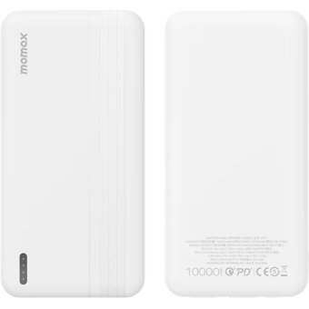  Портативное зарядное устройство Momax IP77W iPower PD White 